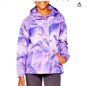 C9 Champions Girls' Water Resistant Windbreaker Jacket Purple XL (14-16)